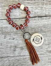 Load image into Gallery viewer, Football Wristlet