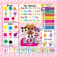 Load image into Gallery viewer, Character Learning Pillow- 2 sided