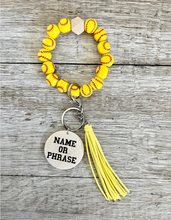 Load image into Gallery viewer, Softball Wristlet