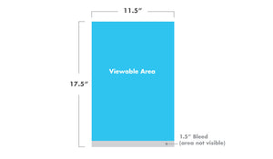 Table Top Banner Stand 11.5"x17.5"