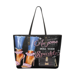 Chic leather Tote-Sparkle