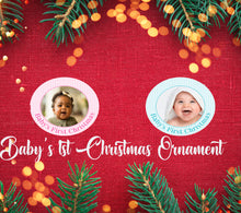 Load image into Gallery viewer, Baby&#39;s First Christmas Ornament
