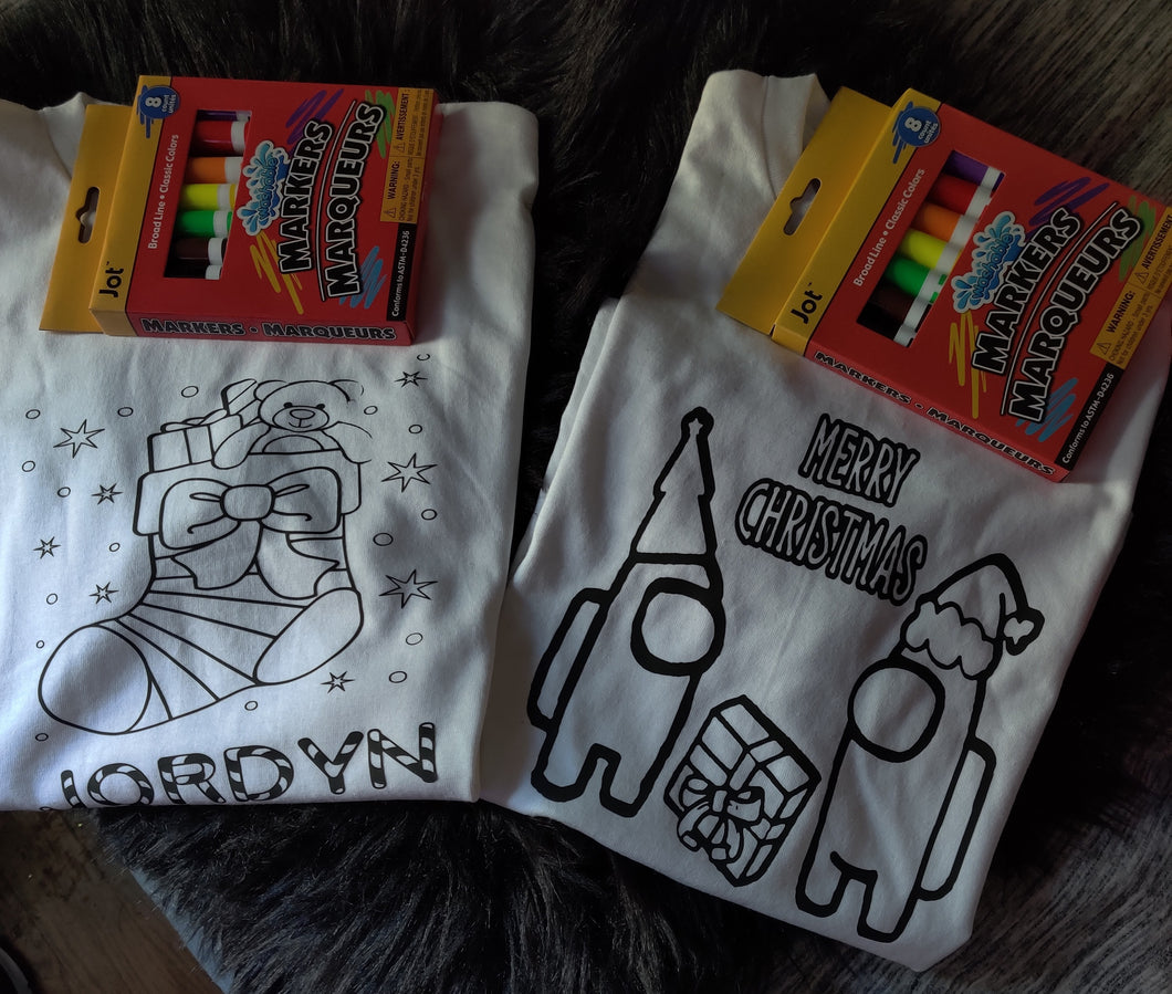 Children's Coloring t-shirts